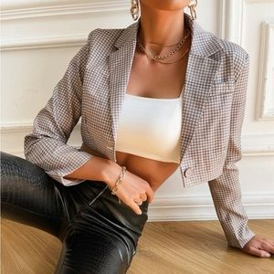 Cropped blazer